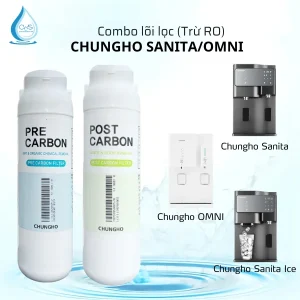 Combo lõi lọc nước Chungho Sanita (Trừ RO)
