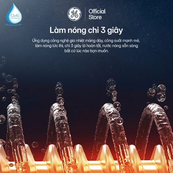 Hiệu năng làm nóng nhanh chóng, vượt trội