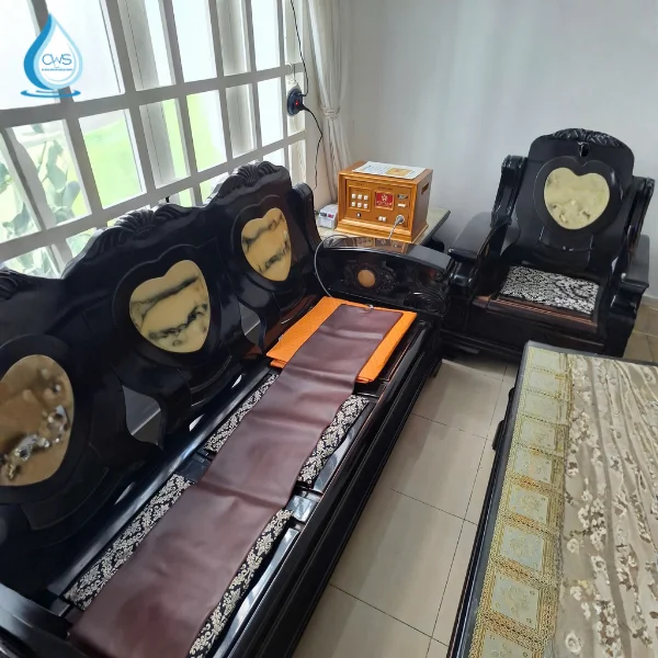 Hình ảnh thảm dài dẫn điện tại nhà khách hàng