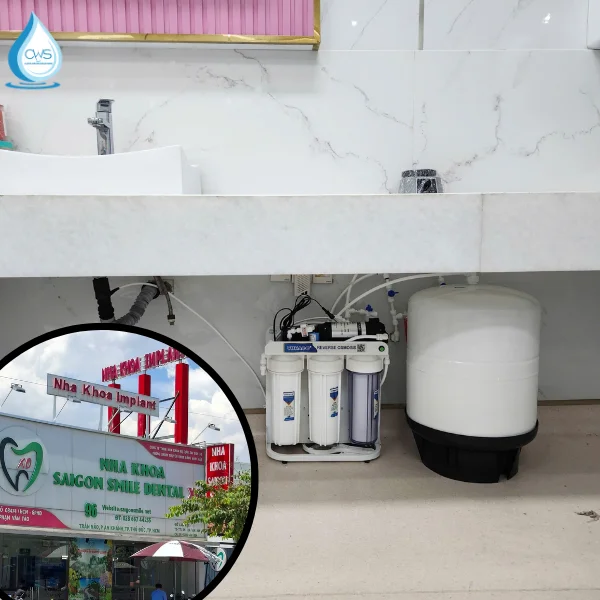 Lắp đặt máy lọc nước y tế của CWS cho Nha Khoa Nụ Cười Sài Gòn