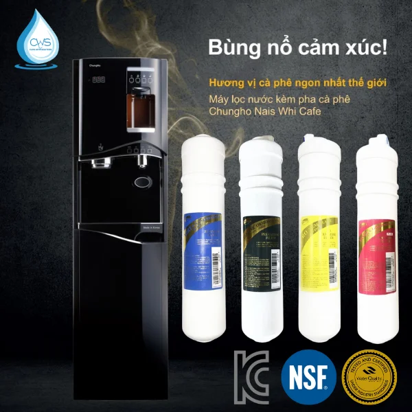 Lõi Lọc Nước Chungho WHI Caffe 700 - Đạt Chuẩn NSF_ANSI 58, Nhập Khẩu Hàn Quốc