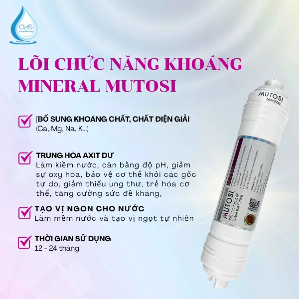 Lõi chức năng Mutosi khoáng đá Mineral (Lõi số 7)