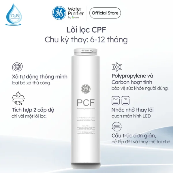 Lõi lọc PCF (Pre-Carbon Filter)