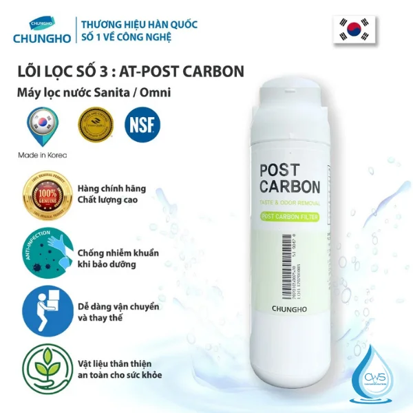 Lõi lọc nước AT Post Carbon