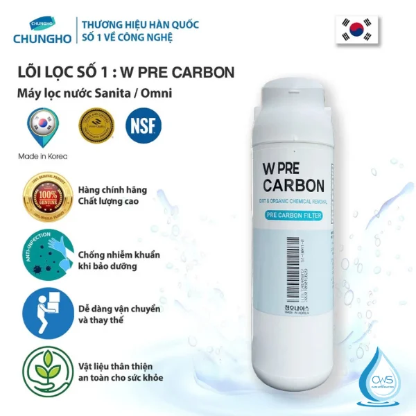 Lõi lọc nước Pre Carbon
