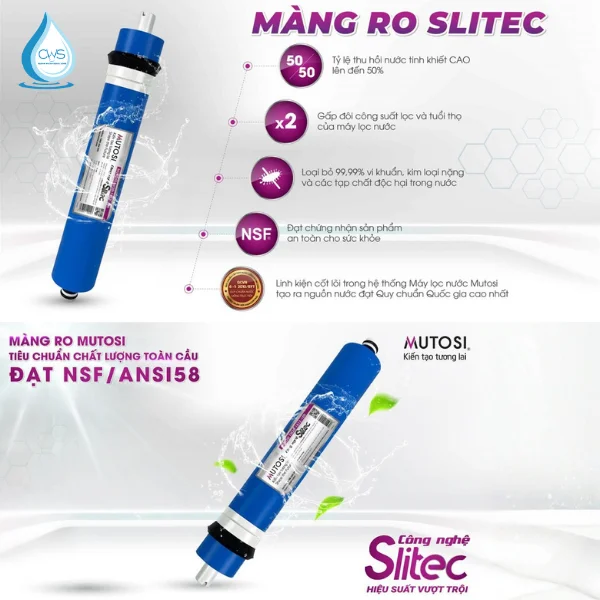 Màng lọc RO Mutosi
