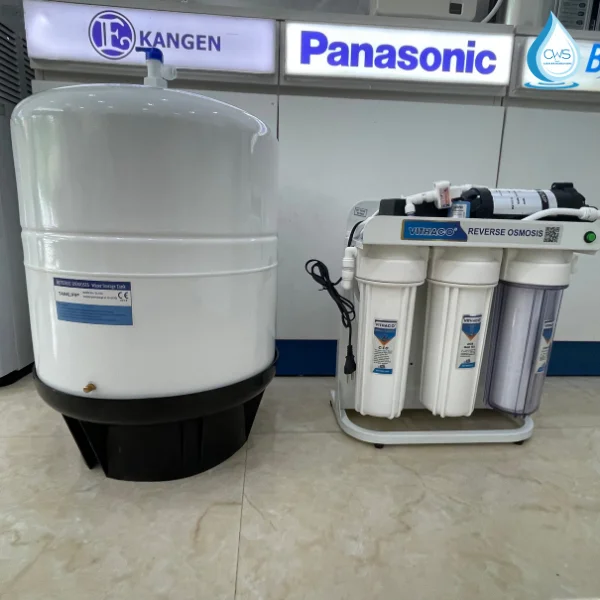 Máy lọc nước bán công nghiệp công suất 80L/h chuẩn bị lắp cho nha khoa Saigon Smile