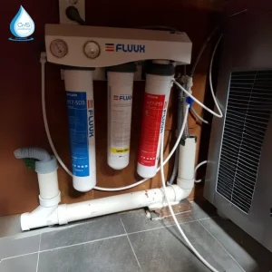 Thiết kế Bộ Lọc Đầu Nguồn Chungho FLUUX 3 âm tủ bếp nhỏ gọn, tiện lợi