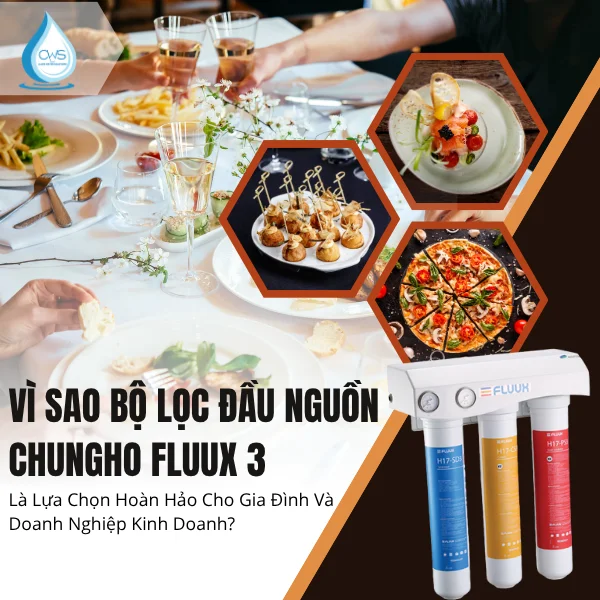 Vì Sao Bộ Lọc Đầu Nguồn Chungho FLUUX 3 Là Lựa Chọn Hoàn Hảo Cho Gia Đình Và Doanh Nghiệp Kinh Doanh