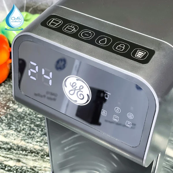 Đèn cảnh báo thay lõi trên màn hình máy lọc nước GE B04