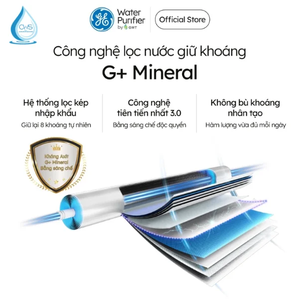 G+ Mineral — Công Nghệ Giữ Khoáng Được Cấp Bằng Sáng Chế
