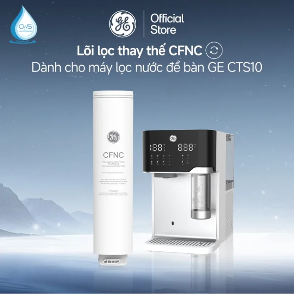 Lõi Lọc Nước GE CTS10 Chính Hãng Thế Hệ Mới - 5 Cấp Lọc Tích Hợp Trong 1 Lõi