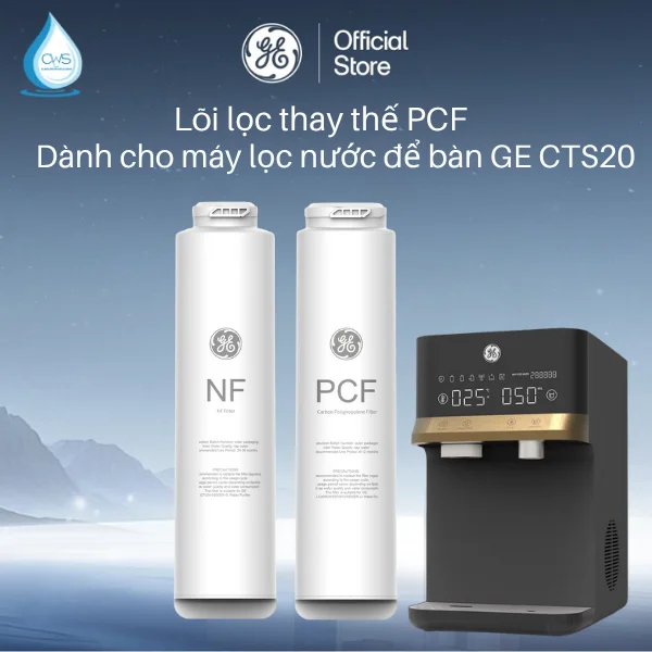 Lõi Lọc Nước GE CTS20 Thế Hệ Mới - Diệt Khuẩn 100%, Bù Khoáng Vượt Trội