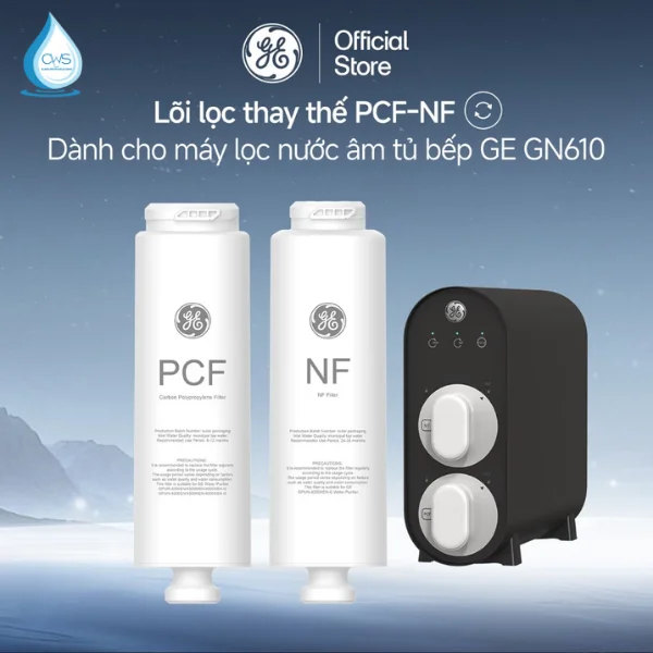 Lõi Lọc Nước GE GN610 Thay Thế - Công Nghệ Lọc Thế Hệ Mới