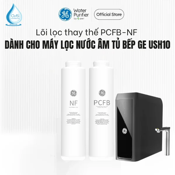 Lõi Lọc Nước GE USH10 - Thiết Kế Nguyên Khối, Lọc Giữ Khoáng Vượt Trội