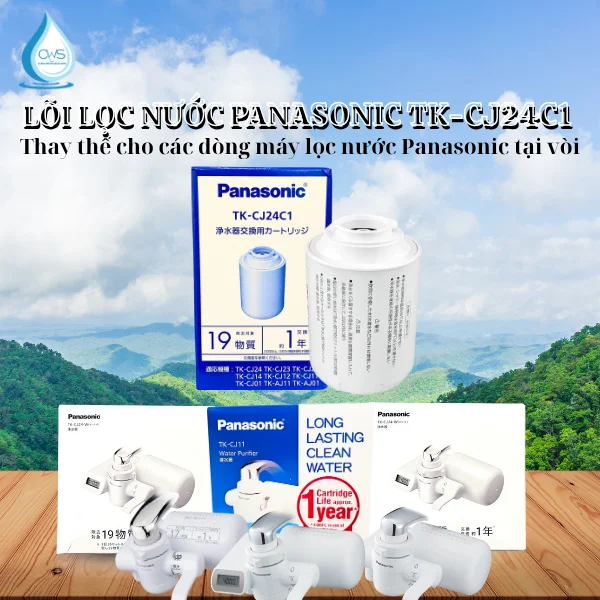 Lõi Lọc Nước Panasonic TK-CJ24C1 - Lọc Sạch Đến 99,99% Tạp Chất Gây Hại
