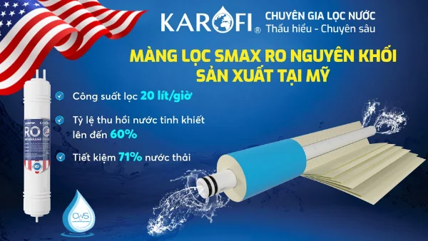 Lõi RO Smax Karofi Kéo Dài Tuổi Thọ