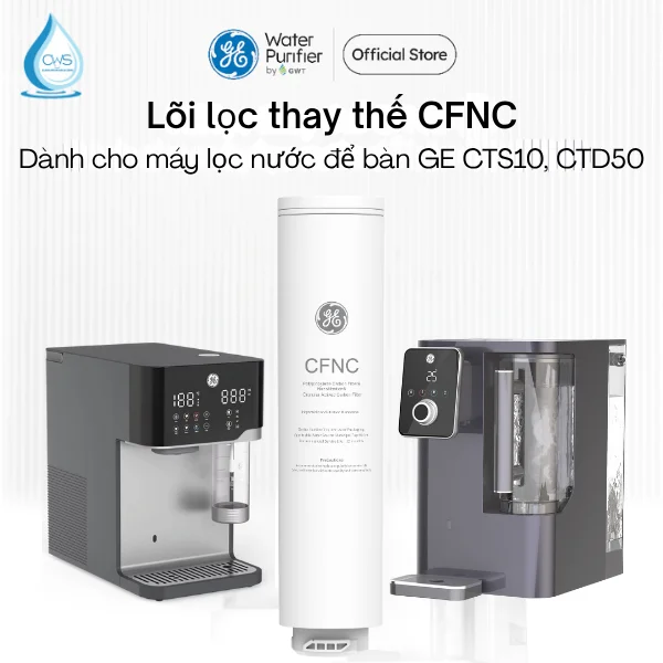 Lõi lọc nước CNFC (Composite Nano-Filtration Cartridge) tương thích với máy GE CTS10, GE CTD50