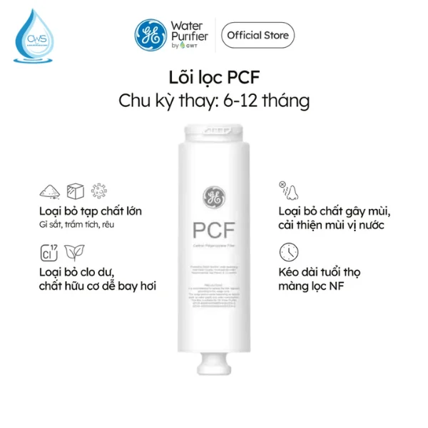 Lõi lọc nước PCF GE GN610