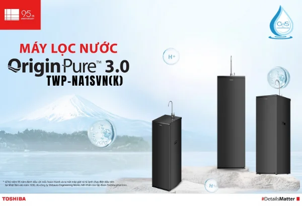 Máy Lọc Nước Toshiba TWP-NA1SVN(K) - Cung Cấp Nước Nóng-Lạnh-Nguội Nhanh Chóng