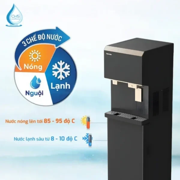 Máy Lọc Nước Làm Đá Toshiba TWP-IW2469SVN(K) Cung Cấp 3 Chế Độ Nước Linh Hoạt