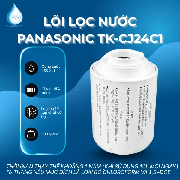 Thời Gian Thay Thế Lõi Lọc Nước Panasonic TK-CJ24C1