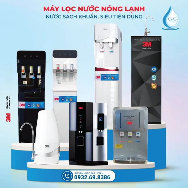 Máy Lọc Nóng Lạnh 3M Aqua-Pure - Nước Sạch Đạt Chuẩn, Nóng-Lạnh Nhanh Chóng
