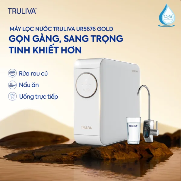 Máy Lọc Nước Truliva UR5676 - Giải Pháp Thông Minh Bảo Vệ Tuyệt Đối