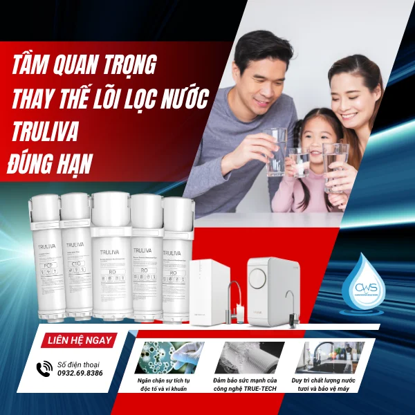 Tầm Quan Trọng Của Việc Thay Thế Lõi Lọc Nước Truliva Đúng Hạn