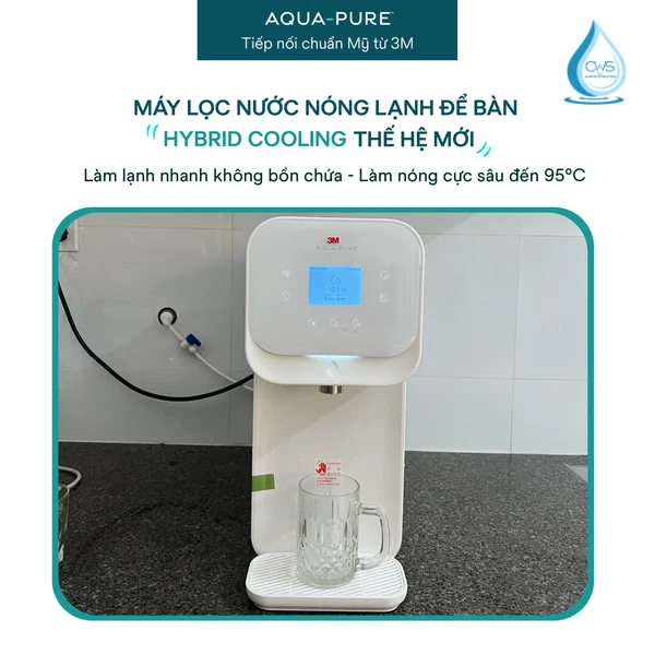 Tính năng cung cấp nước nóng-lạnh nhanh chóng tại máy lọc nóng lạnh 3M Aqua-Pure HCD-3C