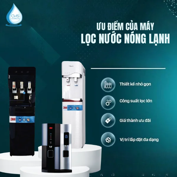 Ưu điểm của các dòng máy lọc nóng lạnh hiện nay