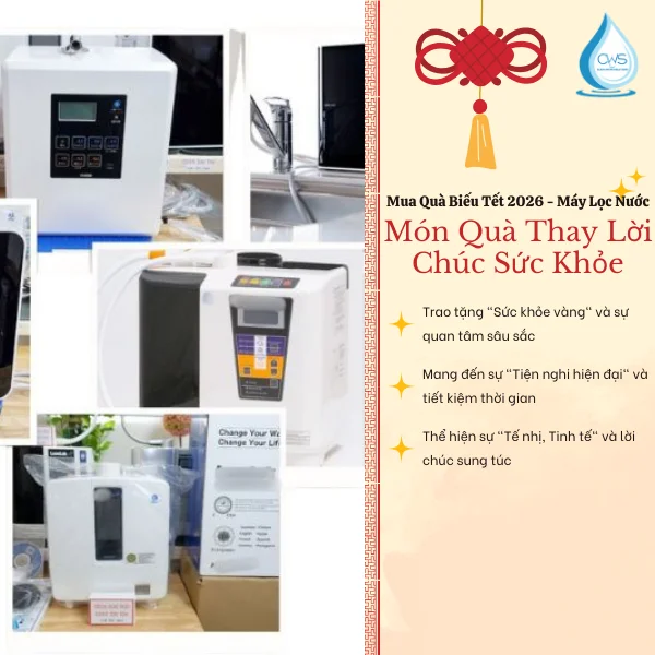 Ý nghĩa khi mua máy lọc nước làm quà Tết 2026