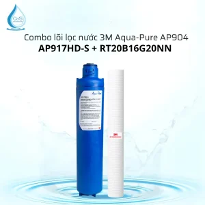 Combo lõi lọc nước 3M Aqua-Pure AP917HD-S kèm lõi RT20B16G20NN