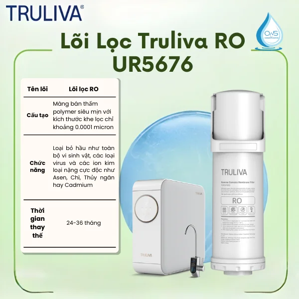Lõi Lọc Nước Truliva RO UR5676