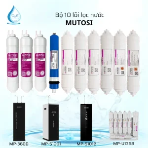 Bộ 10 Lõi Lọc Nước Mutosi