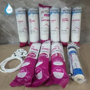 Hình Ảnh Bộ 10 Lõi Lọc Nước Mutosi Tại Showroom CWS