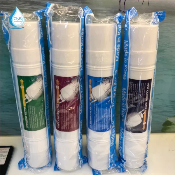 Hình Ảnh Thực Tế Lõi Lọc Nước 1234 Đúc Hàn Quốc Tại CWS