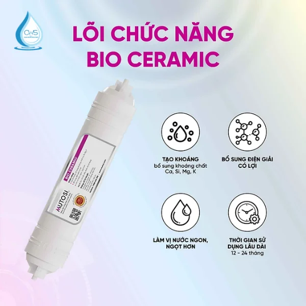 Lõi Lọc Nước Mutosi Bio Ceramic