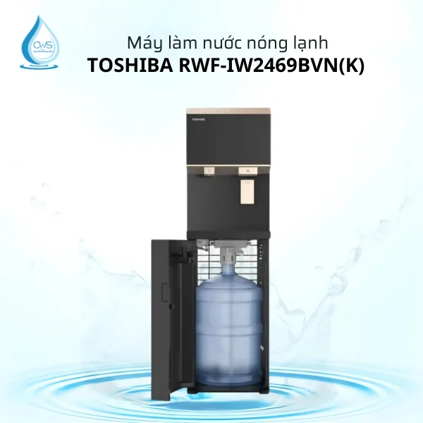 Máy Làm Nước Nóng Lạnh Toshiba RWF-IW2469BVN(K) Làm Đá Máy Làm Nước Nóng Lạnh Toshiba RWF-IW2469BVN(K) Làm Đá