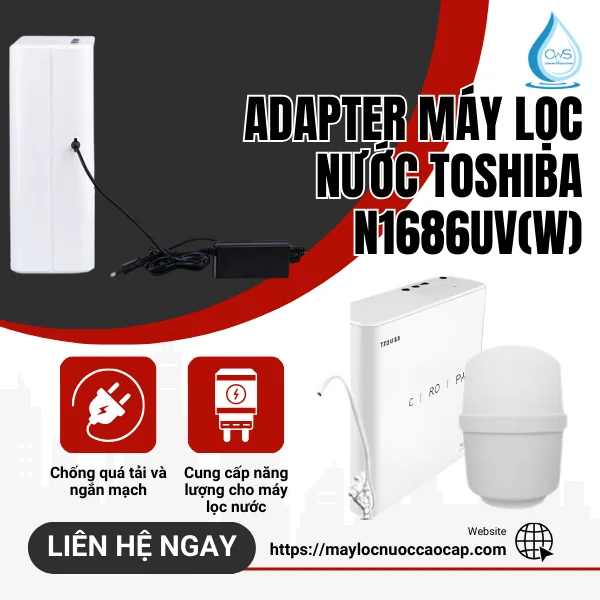Thông tin Adapter máy lọc nước Toshiba N1686UV(W)