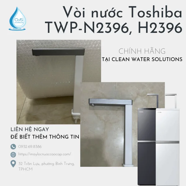 Vòi nước Toshiba TWP-N2396, H2396