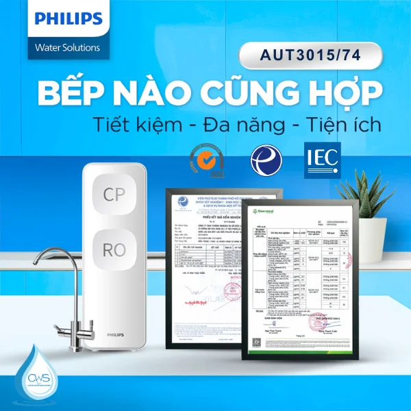Các Chứng Nhận Chất Lượng Và An Toàn Sức Khỏe Của Máy Lọc Nước AUT3015/74