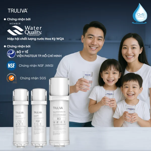 Các Chứng Nhận Về Chất Lượng Và Sức Khỏe Của Bộ Lõi Lọc Nước Truliva UR5440