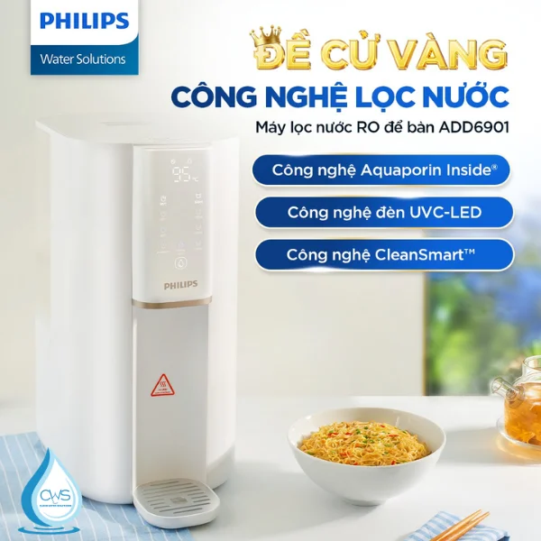 Các Tính Năng Vượt Trội Trên Máy Lọc Nước Philips ADD6901