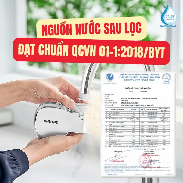 Chất Lượng Nước Sau Lọc Đạt Chuẩn QCVN 01-1:2018/BYT