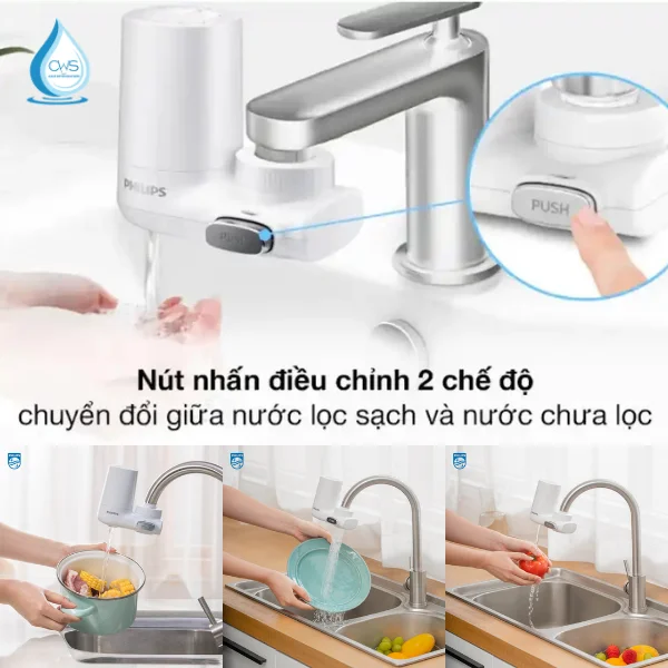 Chuyển Đổi Linh Hoạt Giữa Nước Lọc Và Nước Thường