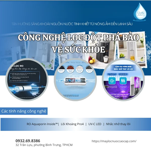 Công Nghệ Lọc Đột Phá Bảo Vệ Sức Khỏe