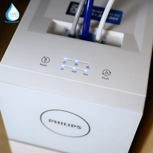 Hình Ảnh Đèn Báo Các Tính Năng Trên Máy Lọc Nước Philips AUT7005/97