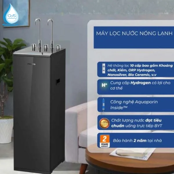 Khám Phá Các Tính Năng Và Công Nghệ Ưu Việt Trên Máy Lọc Nóng Lạnh Philips ADD8913/74