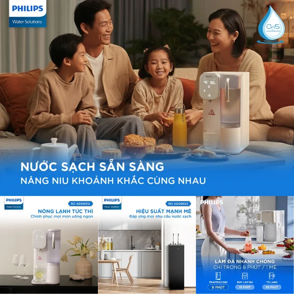 Khám Phá Công Nghệ Trên Máy Lọc Nóng Lạnh Philips Có Gì Nổi Bật